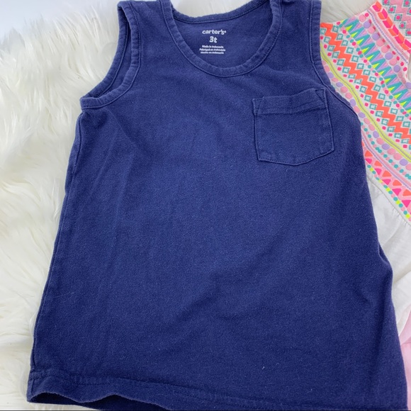 Tank top bundle - 4T - stripes/flowers/solids - Picture 2 of 10